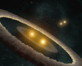 Illustration for article titled Binary stars could be causing massive planetary collisions